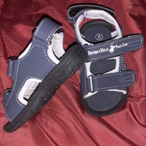 Beverly Hills Polo Club Kids Dark Blue Sandals 5